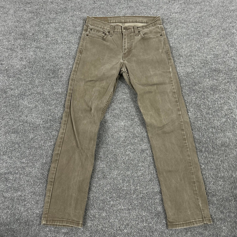 Levi's Jeans Mens Size 30x30 Olive Brown 511 Slim Fit Stretch Casual Denim